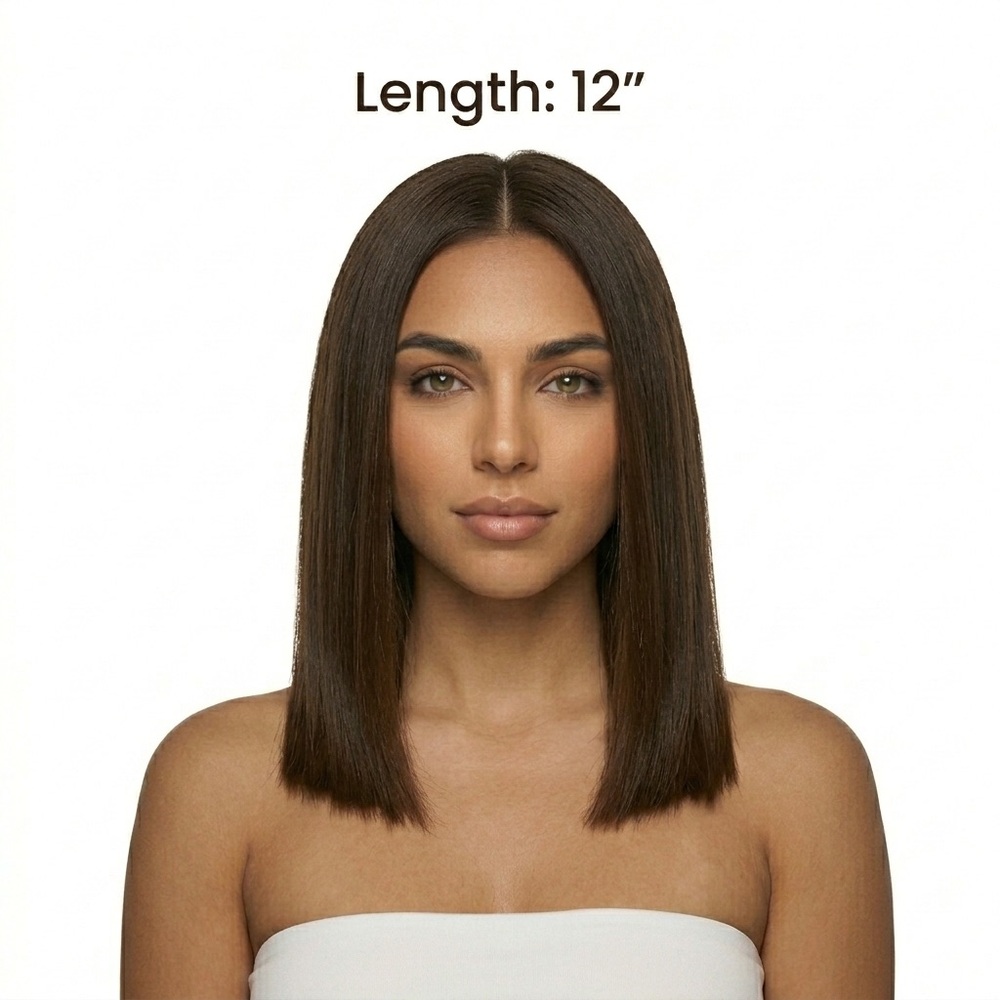 THAT HAIR Dark Brown Hair 12” - STRAIGHT